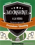 Etykieta do butelek Moonshine ala Vodka (nr 362)